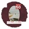 Dark Red Suede Mat Board for 11x17 Frames - Oval Opening for 9x14 Photos